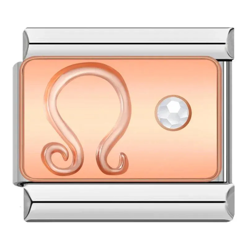 Leo with Stone, on Silver
