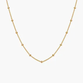 Minimal Satellite Chain Necklace