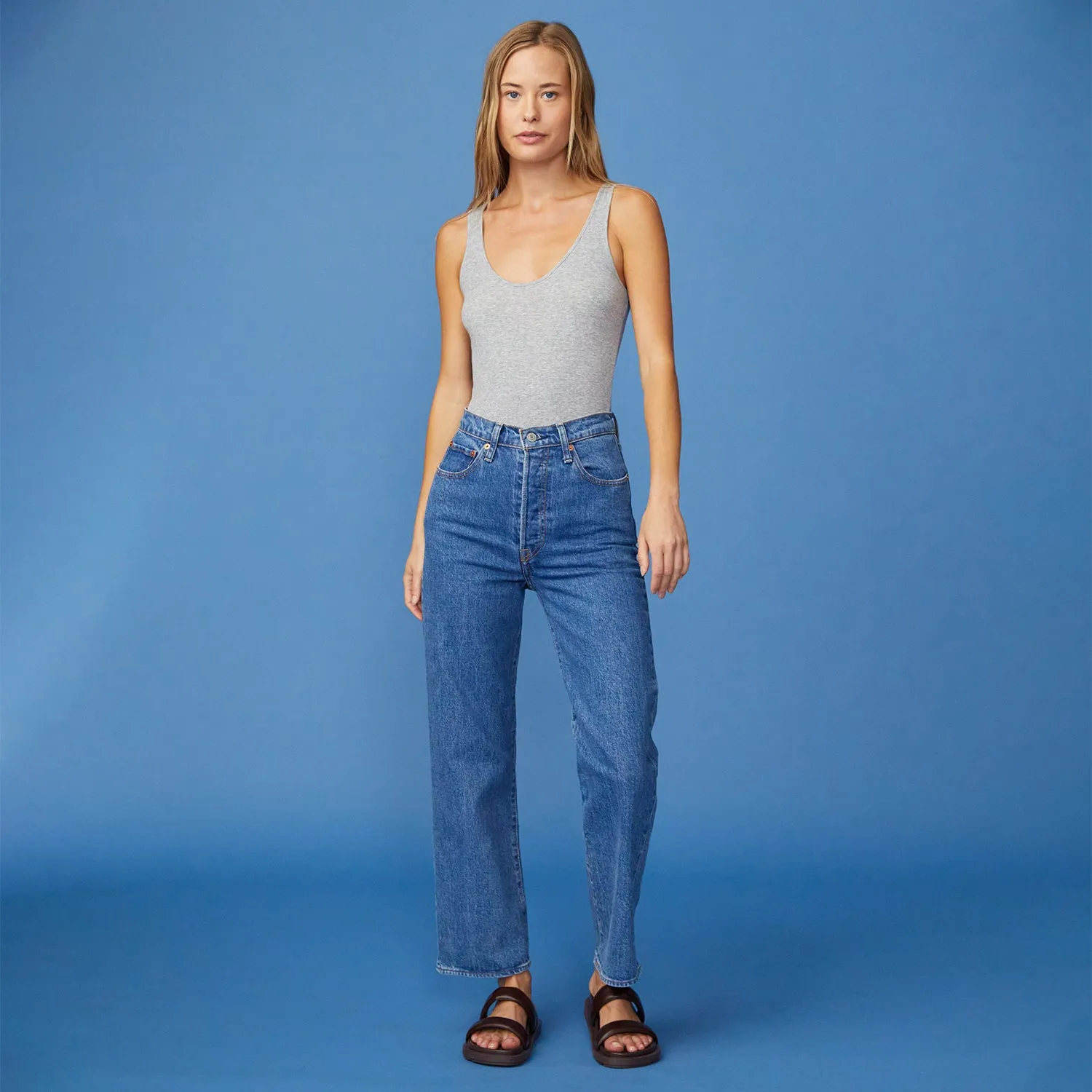 Narrow Rib Tank Bodysuit