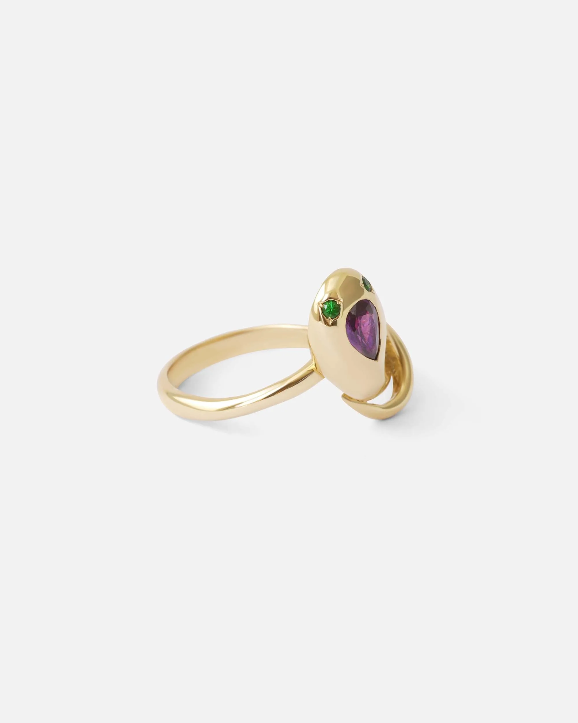 Nudum Serpentes Ring / Dark Purple Sapphire