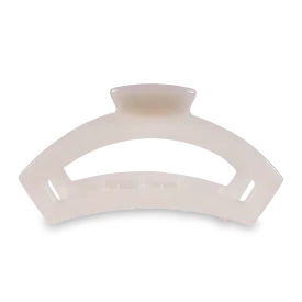 Open Coconut White Large Hair Clip