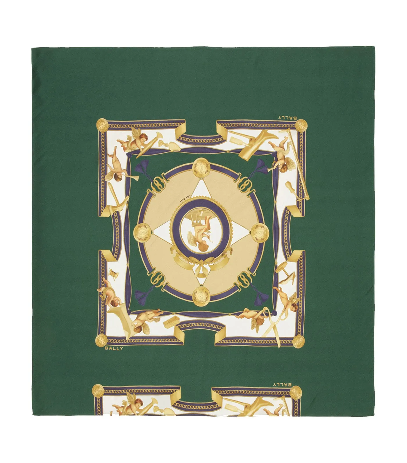 Printed Scarf Green