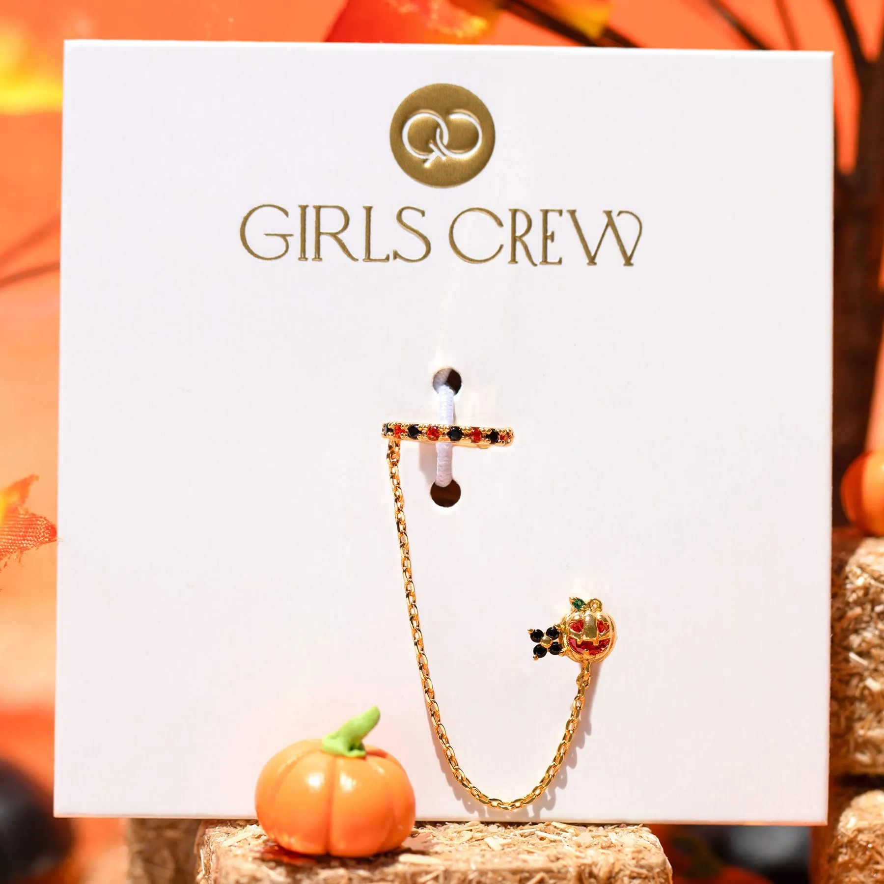 Pumpkin Spice Stud   Ear Cuff