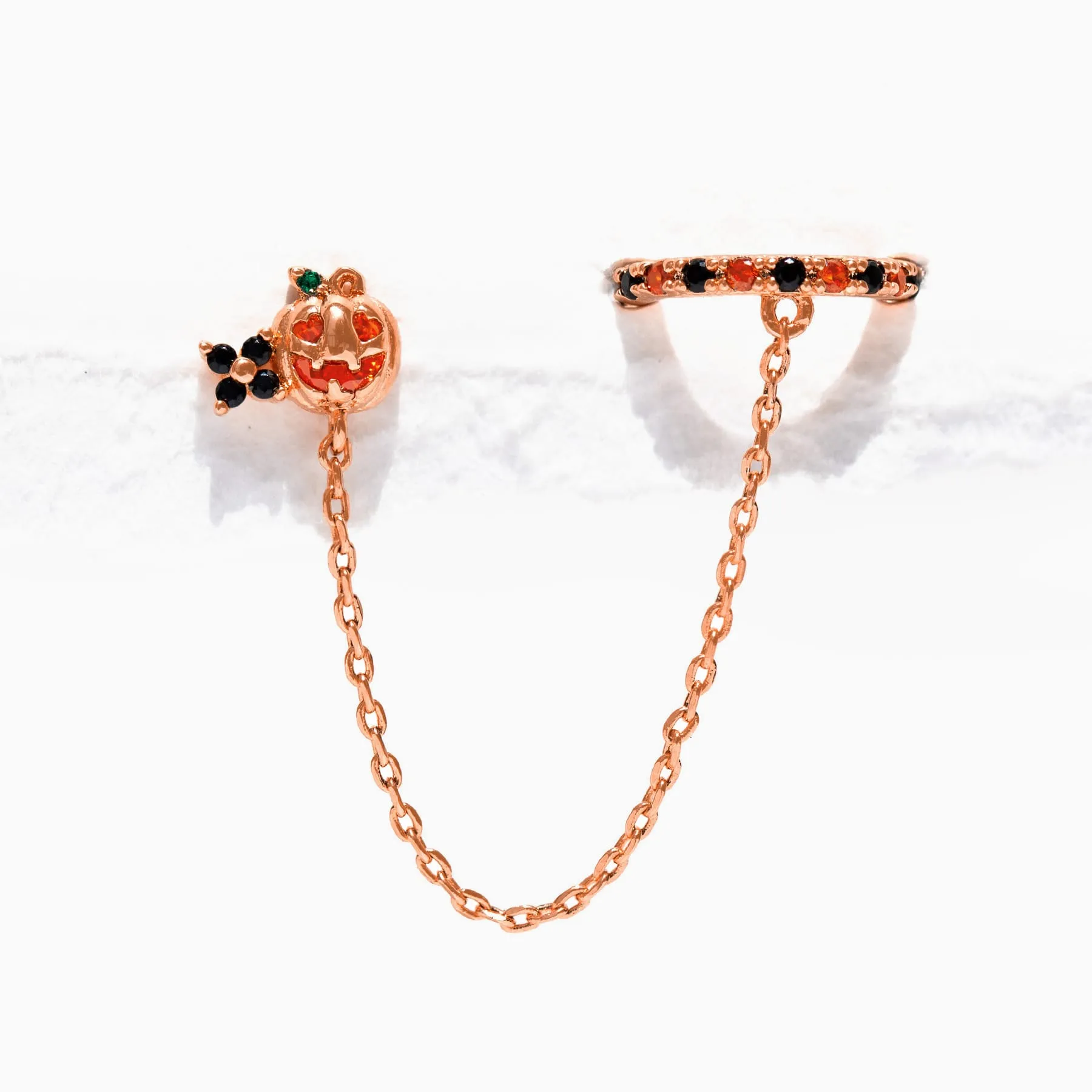 Pumpkin Spice Stud   Ear Cuff
