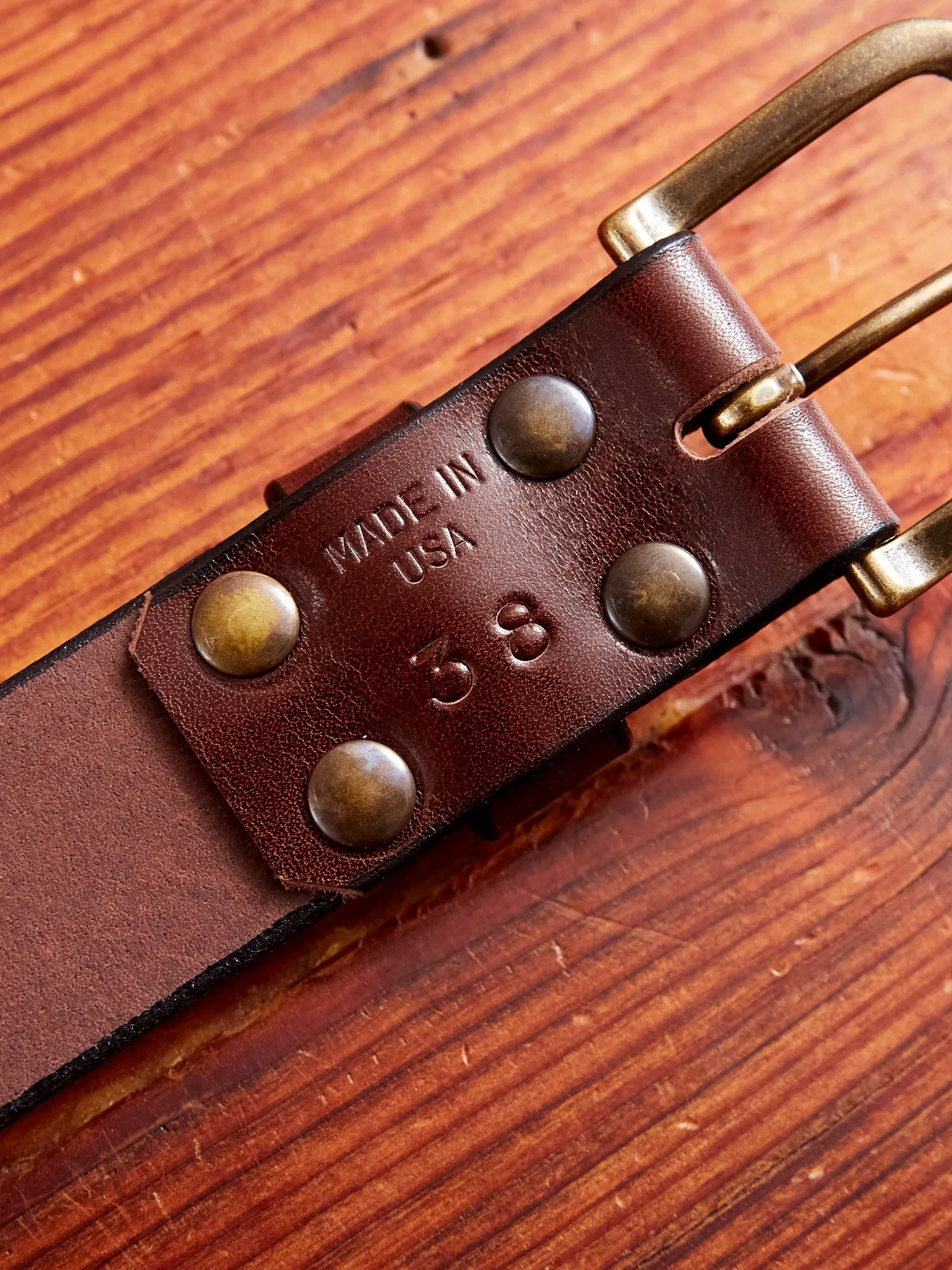 "Wenatchee Belt" in Medium Brown