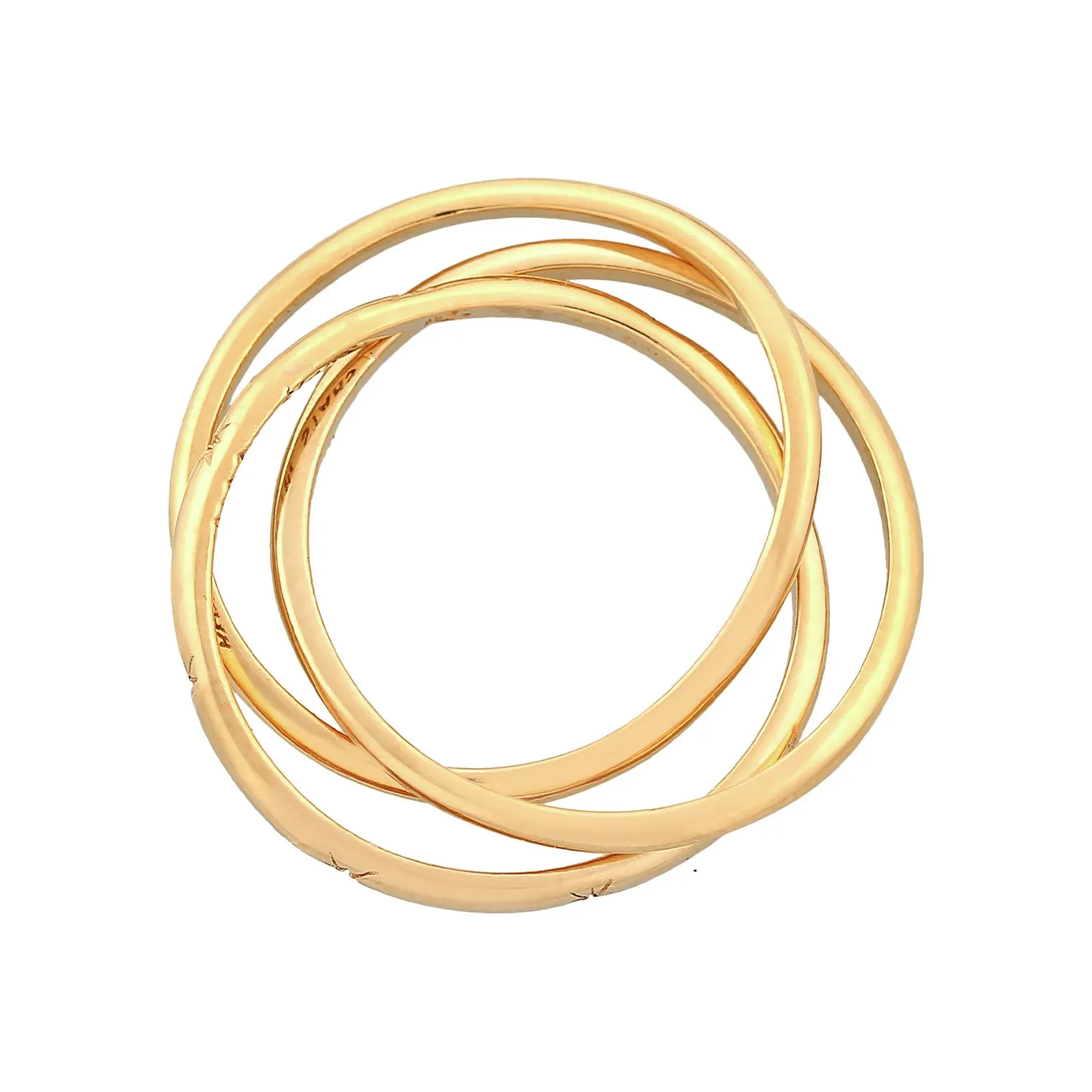 Reach for the Stars Trinity Gold Ring