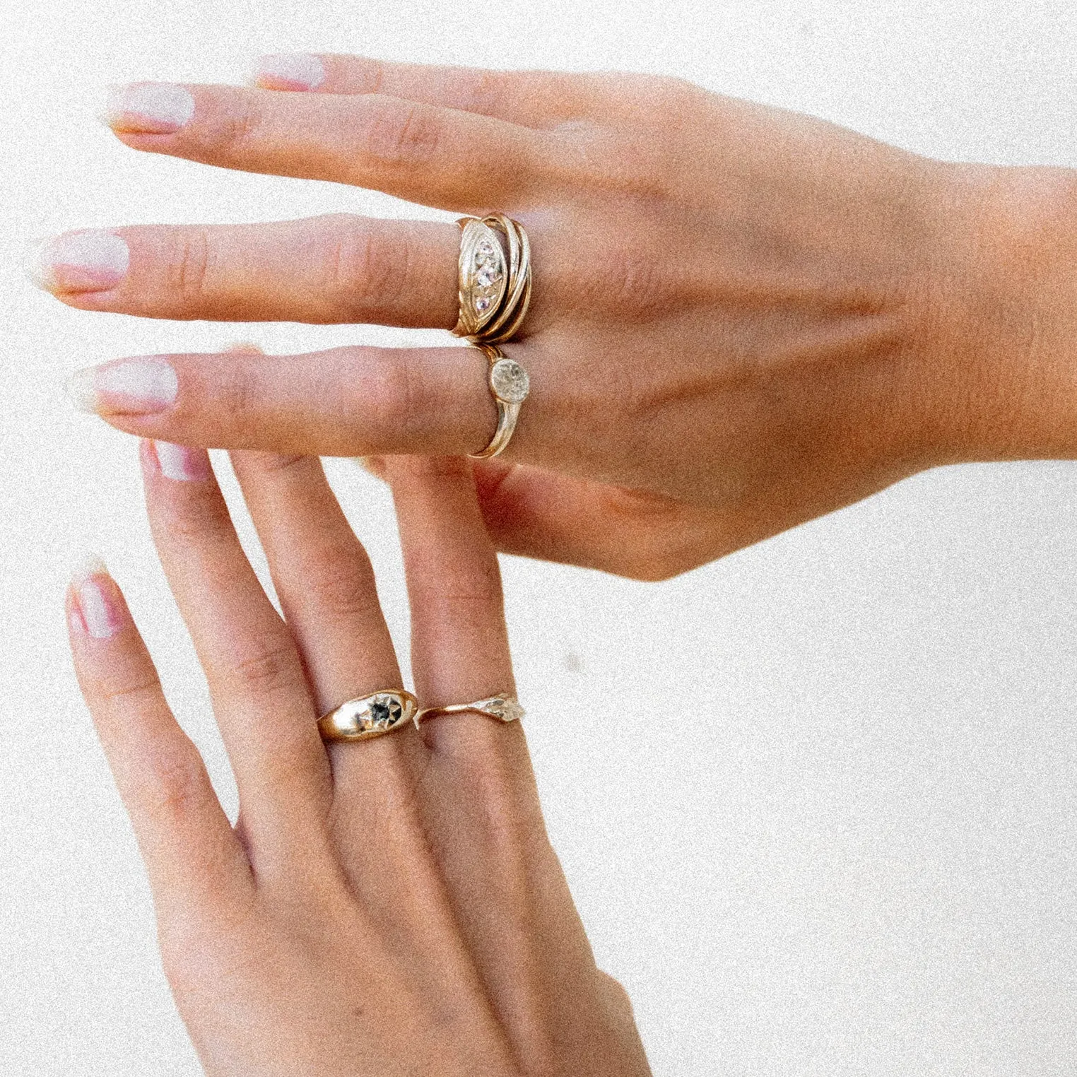 Reach for the Stars Trinity Gold Ring