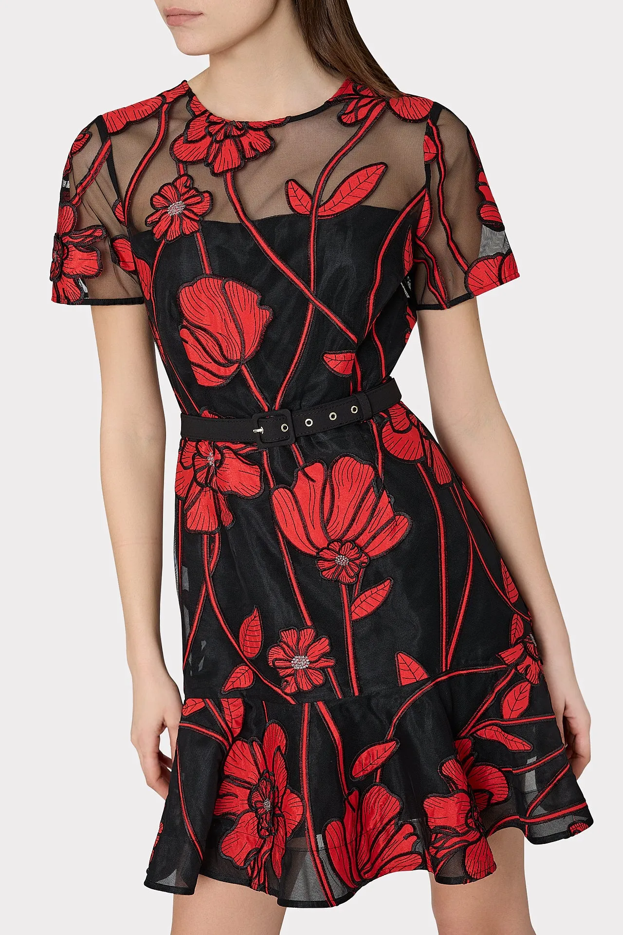 Rosie Grand Fleur Embroidered Dress