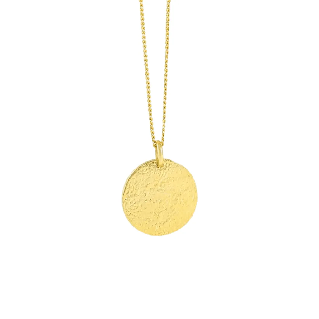 Round Pendant Necklace - Chloe