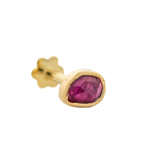 Ruby Flat Back Stud