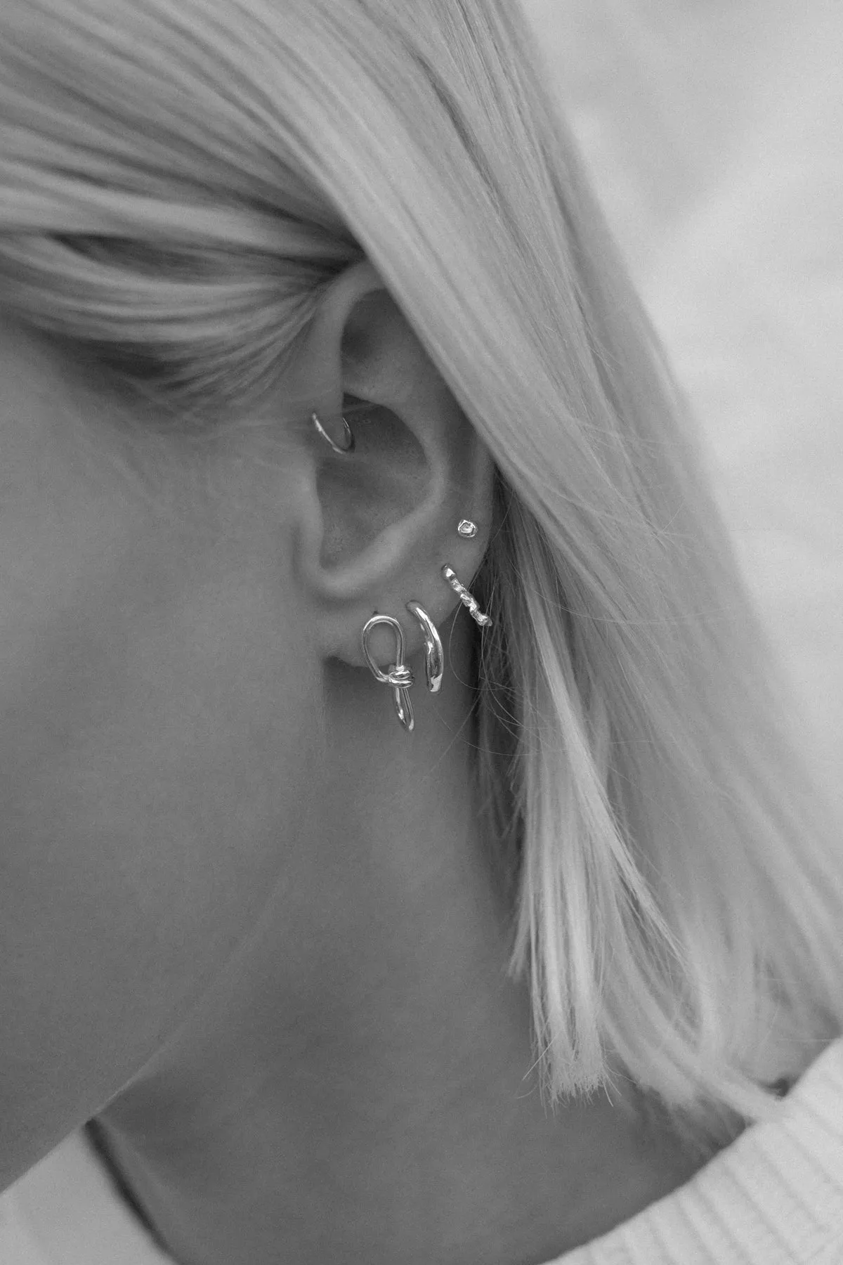 Shadow Studs X Mini | Silver