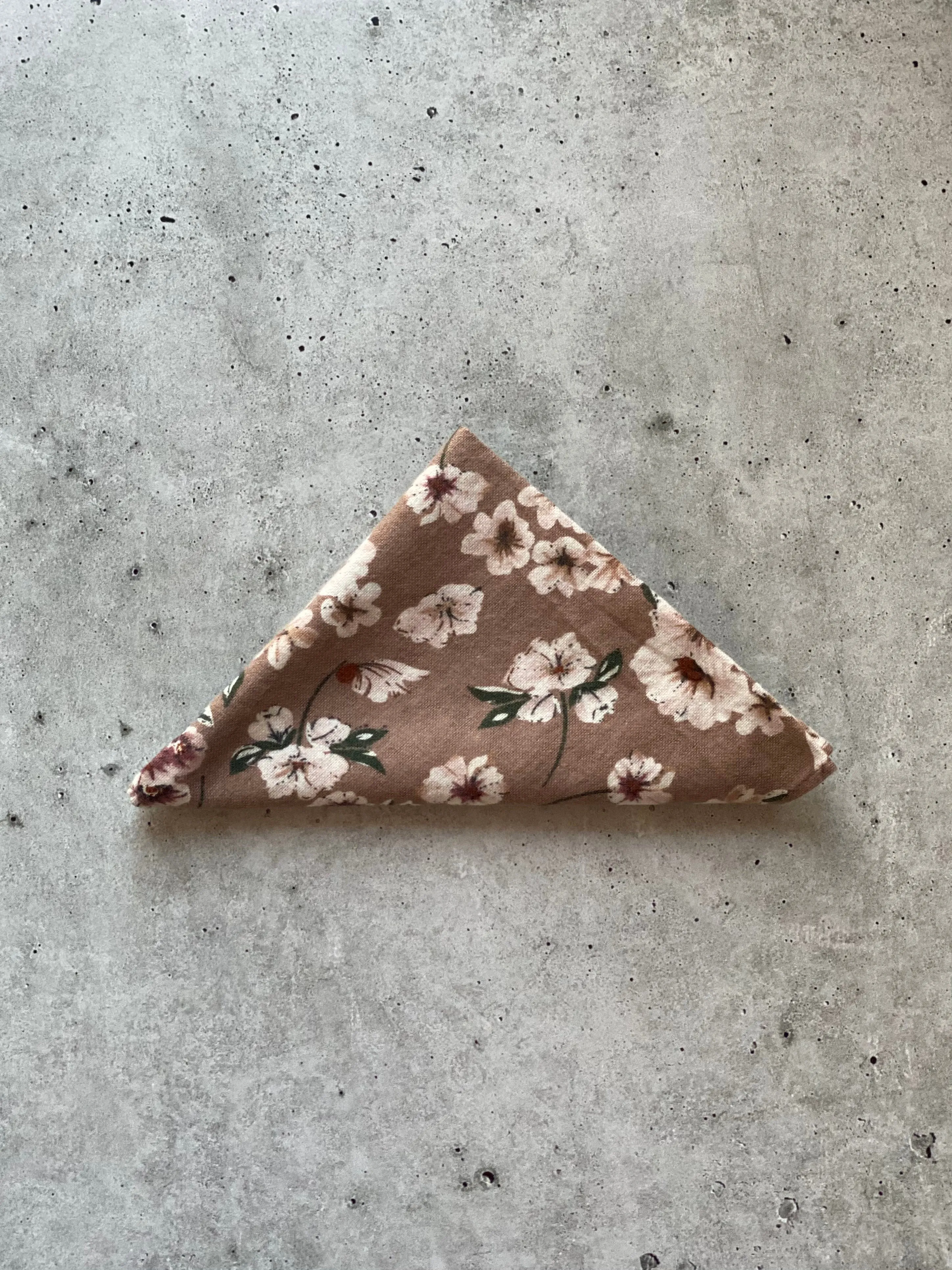 Silas Cotton Floral Pocket Square