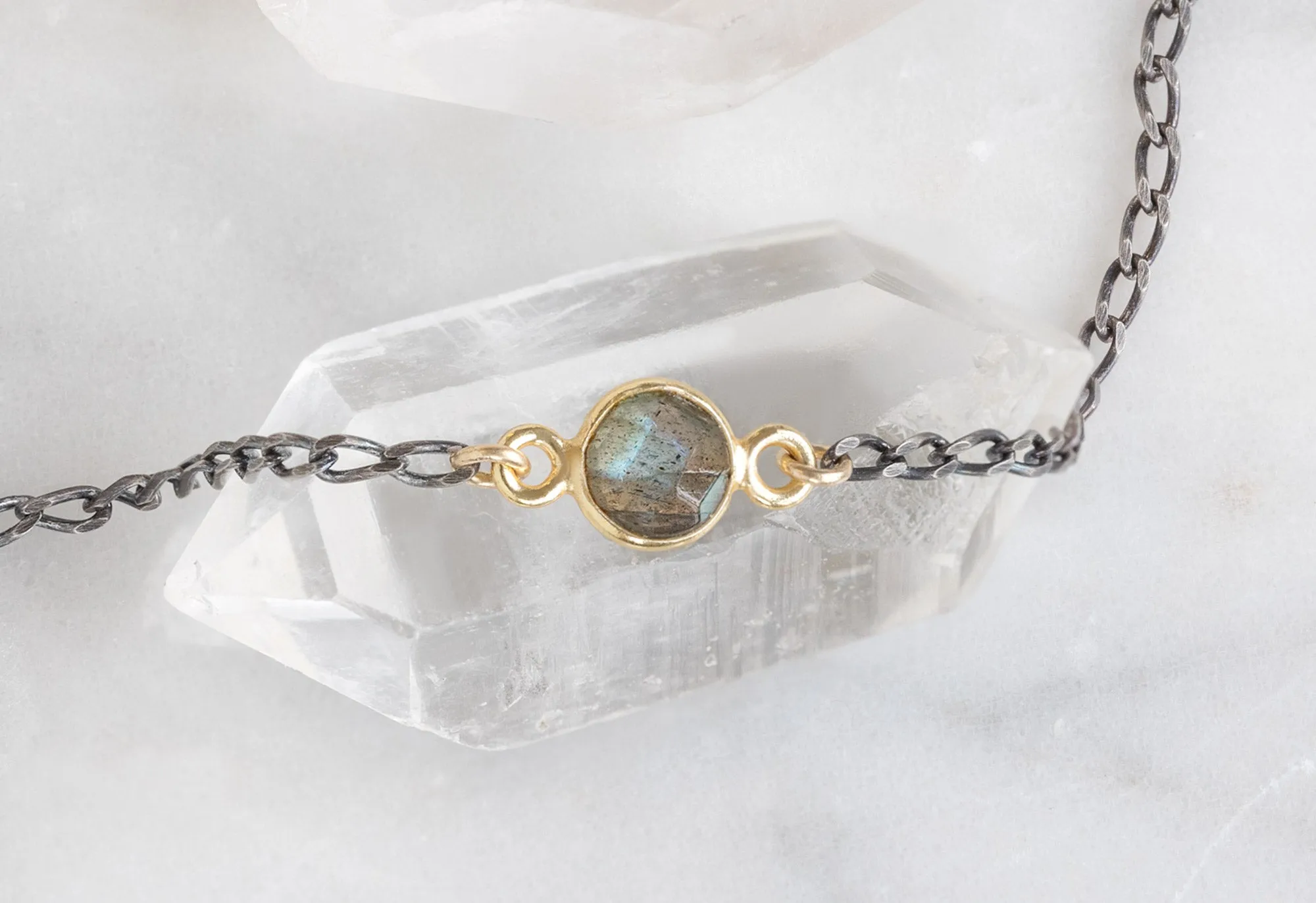 Simple Gemstone Bracelet