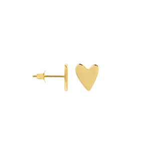Single Distant Lover Stud Earring 14K