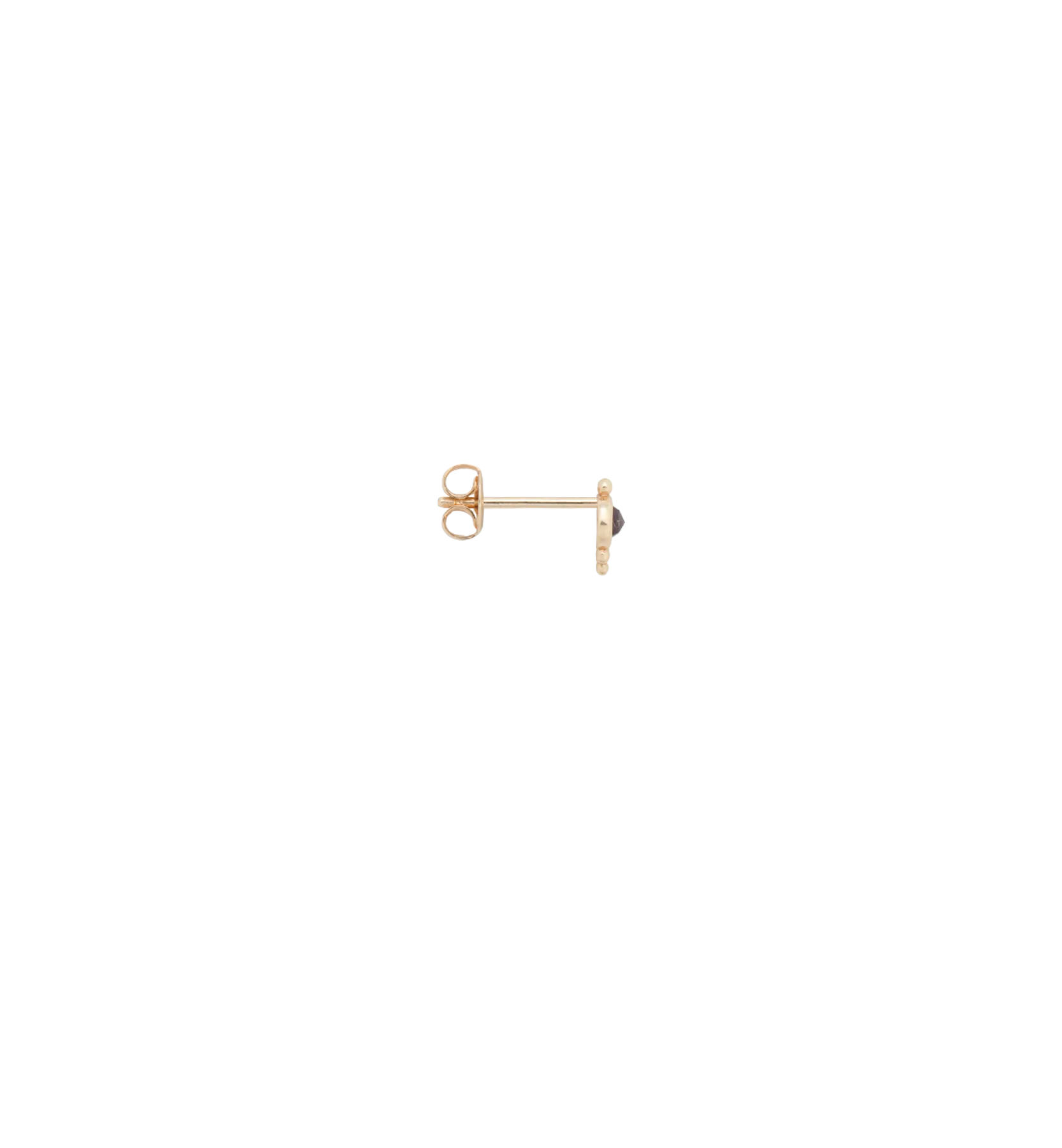 Single Enchanted Droplet Stud Earring 14K