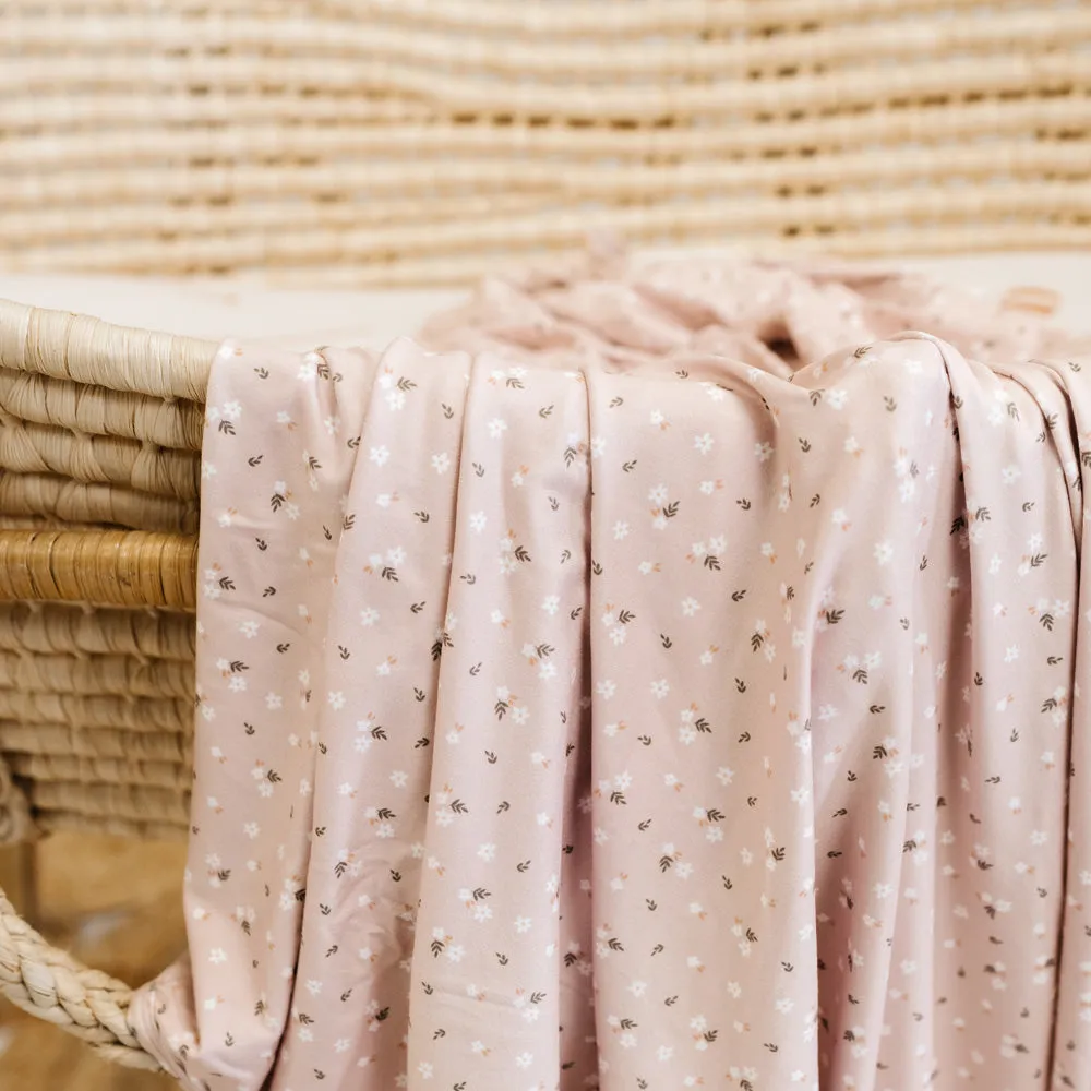Stretchy Swaddle | Pink Posie