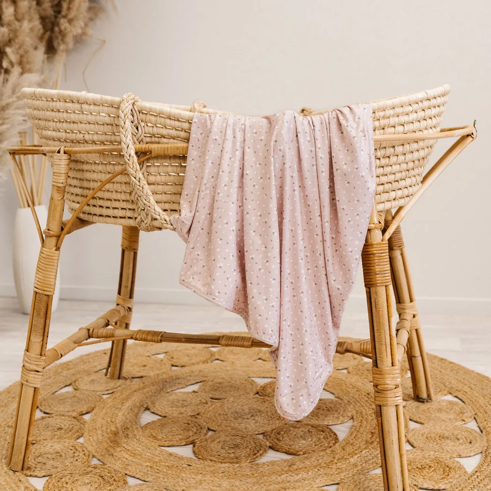 Stretchy Swaddle | Pink Posie