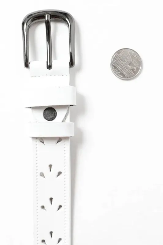 tate belt - white