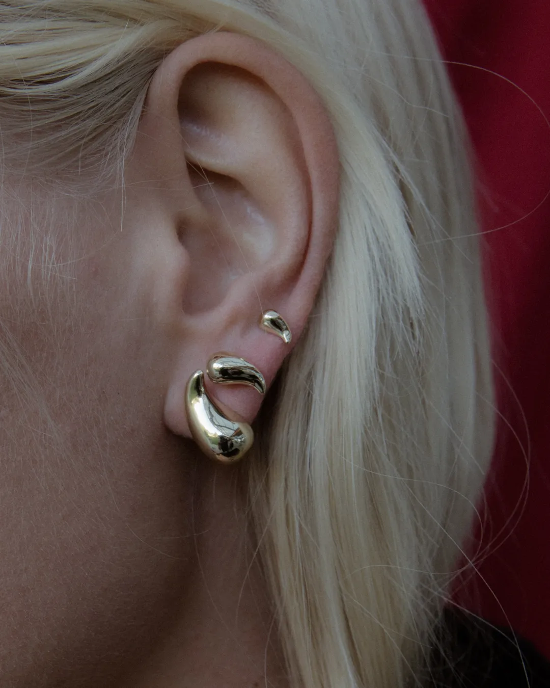 Teardrop Studs