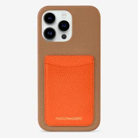 The Card Phone Case iPhone 14 Pro Max - Manhattan Sandstone