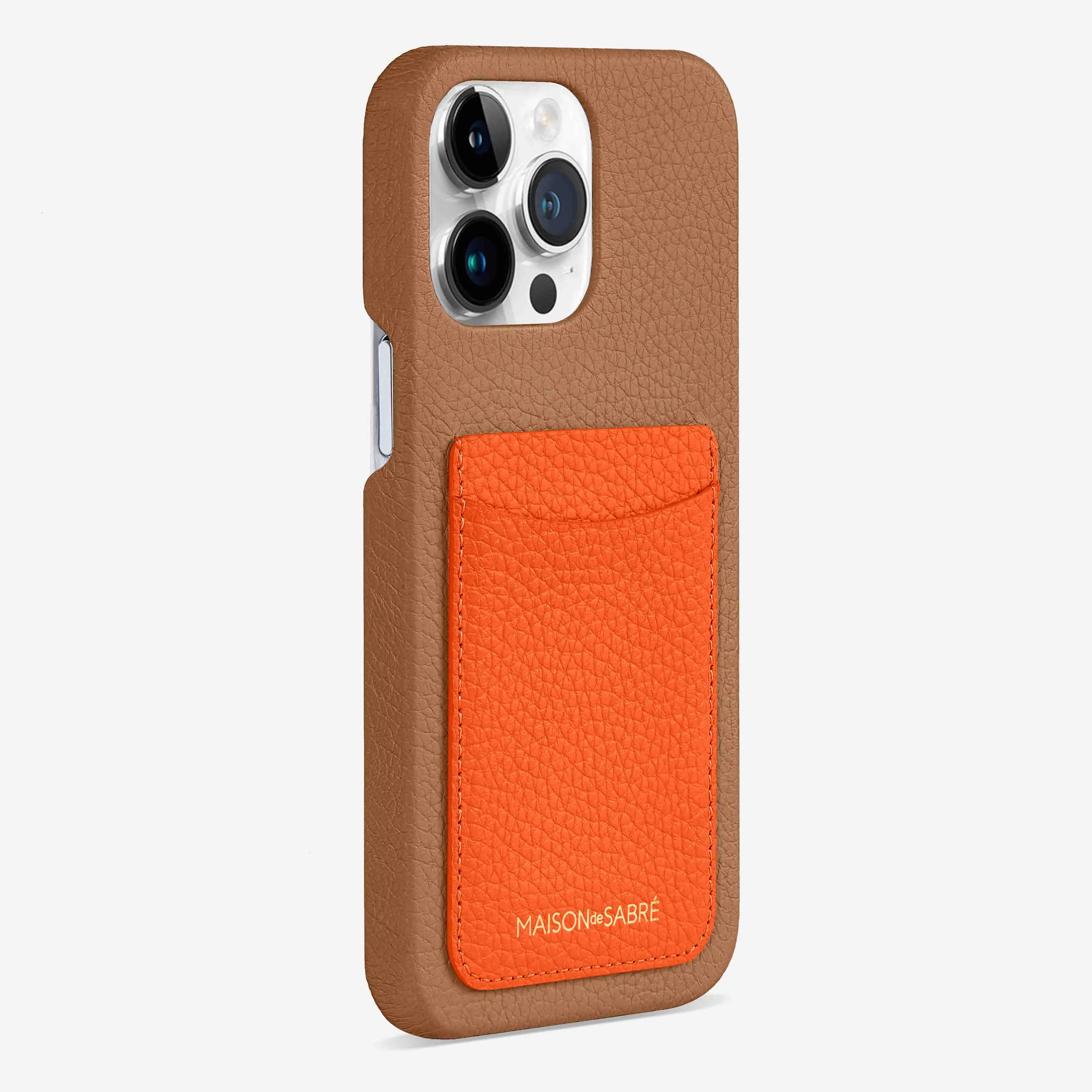 The Card Phone Case iPhone 14 Pro Max - Manhattan Sandstone