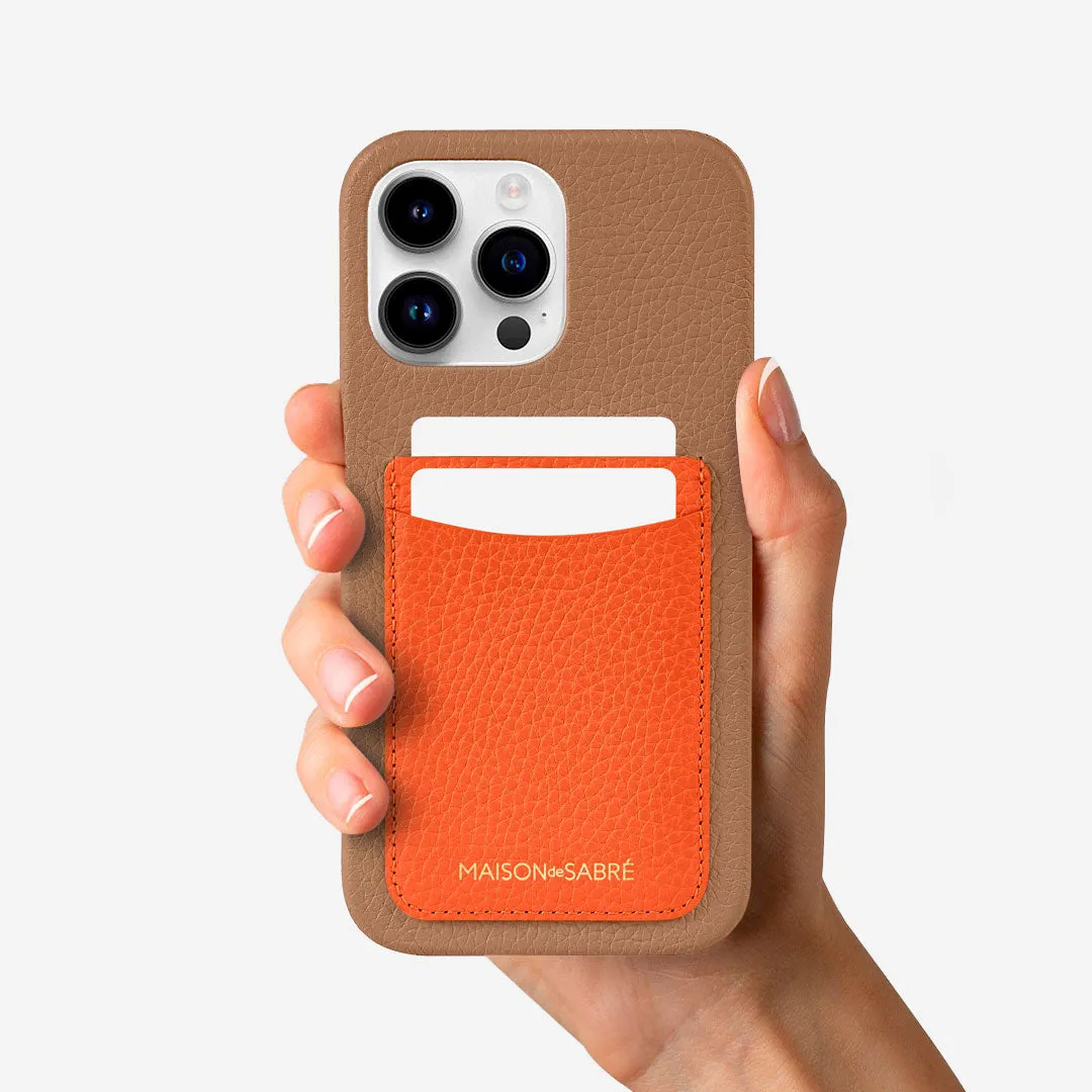 The Card Phone Case iPhone 14 Pro Max - Manhattan Sandstone