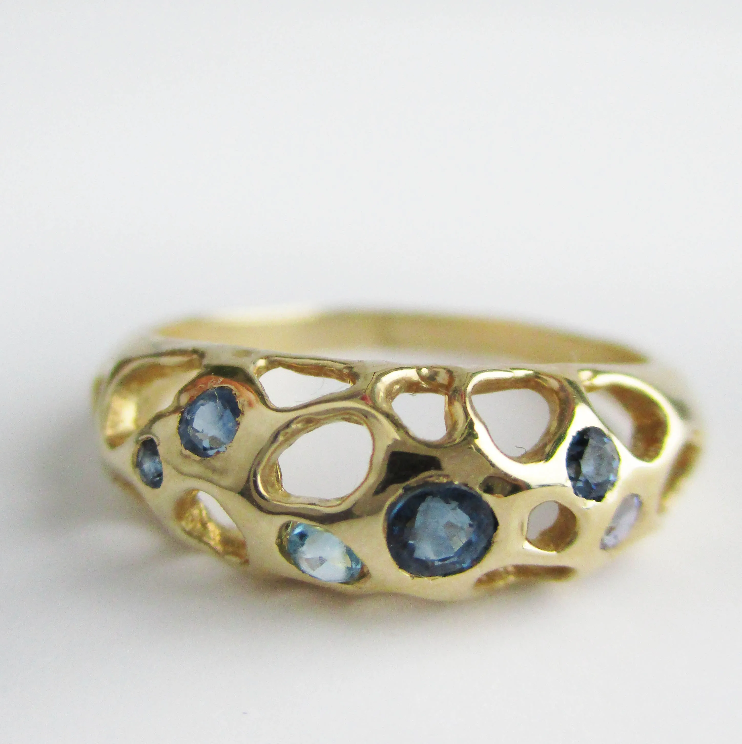 Tide Pool Blue Ring