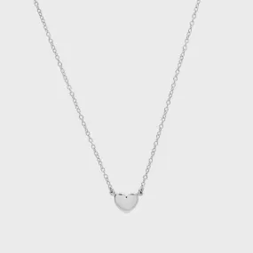 Verona Sterling Silver Full Heart Necklace