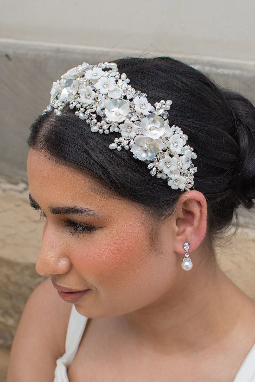 Windsor Bridal Octavia Crown, Silver