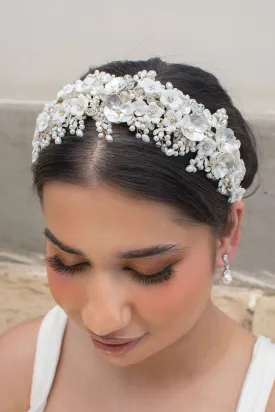 Windsor Bridal Octavia Crown, Silver